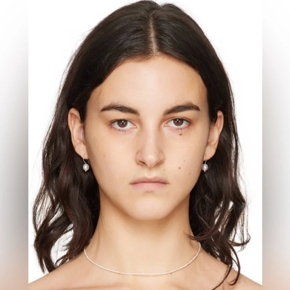 Sophie Buhai Mermaid South Sea Pearl Earrings 🪸 White - Picture 4 of 9